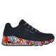 3. Skechers damskie sneakersy UNO RAVAGED LOVE 177918 BKMT