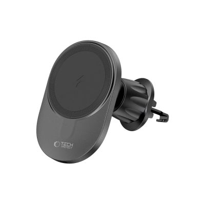 7. Uchwyt Tech-Protect MM15W-V1 samochodowy na telefon z ładowarką indukcyjną MagSafe 15W na kratkę nawiewu - czarny