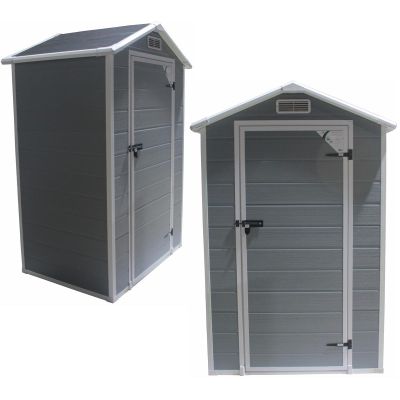 8. DOMEK OGRODOWY NARZĘDZIOWY PVC 133,5x103x202CM