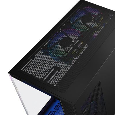 4. MODECOM OBUDOWA VOLCANO PANORAMA APEX ARGB 3F MIDI BLACK