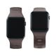4. Pasek 3mk Silicone Watch Strap na Apple Watch 38/40/41 mm - ciemnoszary