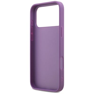 7. Etui Guess Fixed Glitter Big 4G na iPhone 17 Pro Max - fioletowe