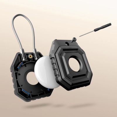 3. Etui Tech-Protect Kevlar Seal na Apple AirTag 1 / 2 - czarne