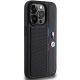 4. Etui BMW Perforated Tricolor Line na iPhone 15 Pro - czarne