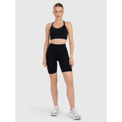 7. Legginsy kolarki treningowe bezszwowe damskie 4F 4FWAW25TFSTF084-20S