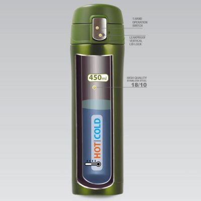 12. KUBEK TERMICZNY COLLECTION 450 ML MAESTRO ZIELONY