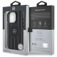 8. Etui Mercedes MB Double Layer Crossed Lines MagSafe na iPhone 16 Pro - czarne