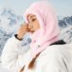 2. Kominiarka narciarska Qunature Arctic Velvet rozmiar M - różowa