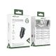 7. Ładowarka samochodowa Acefast B15 65W USB-A + USB-C - szara