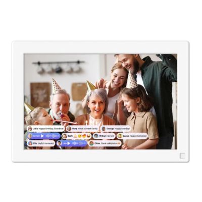 myFirst Live cyfrowa ramka na zdjęcia Biały 25,6 cm (10.1") Ekran dotykowy Wi-Fi