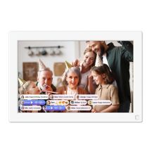 myFirst Live cyfrowa ramka na zdjęcia Biały 25,6 cm (10.1") Ekran dotykowy Wi-Fi