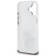 7. Etui Karl Lagerfeld IML Aquarelle Karl & Choupette & Logo na iPhone 16 - białe