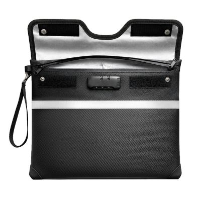 2. Torba ognioodporna RFID OTN-38 na dokumenty z zamkiem szyfrowym 37,5 x 29,5 cm - czarna