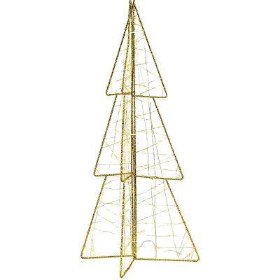 2. CHOINKA DEKORACYJNA 150LED CHAMPAGNE 60CM LUCA