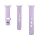 5. Pasek silikonowy Puro Icon do Apple Watch 42 / 44 / 45 / 49 mm - lawendowy (2 szt.)