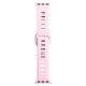 3. Pasek silikonowy 3mk Silicone Watch Strap do Apple Watch 42 / 44 / 45 / 49 mm - różowy