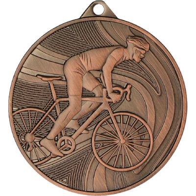 Medal brązowy- kolarstwo - medal stalowy