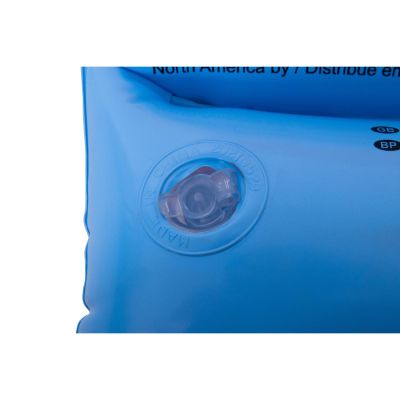 14. MATERAC PLAŻOWY Z OKIENKIEM PODWODNY ŚWIAT 74x48CM 37591 - NIEBIESKI