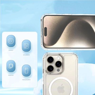 7. Etui Wozinsky Clear Corner Case MagSafe na Samsung Galaxy S24 FE - przezroczyste