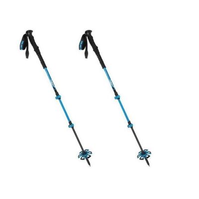 3. Kije skitourowe VIKING Vario Tour Skitouring 65-135cm, niebieskie