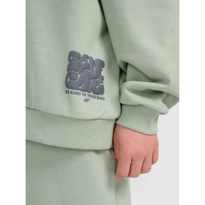 8. Bluza 4F JUNIOR 4FJRAW25TSWSM2448-44S