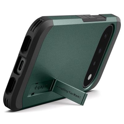 6. Etui Spigen Tough Armor Mag MagSafe na Google Pixel 11 - ciemnozielone