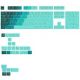 Glorious GPBT Gradient Keycaps, Układ ANSI (USA), PBT, Dye-Sub - Las deszczowyGlorious Gradientowe GPBT - Las deszczowy - USA - Sprzedaż detaliczna