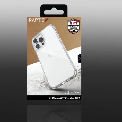 3. Raptic X-Doria Clear Case etui iPhone 14 Pro Max pancerny pokrowiec przezroczysty
