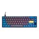 Ducky One 3 SF DayBreak klawiatura Gaming USB Niemiecki Czarny, Niebieski