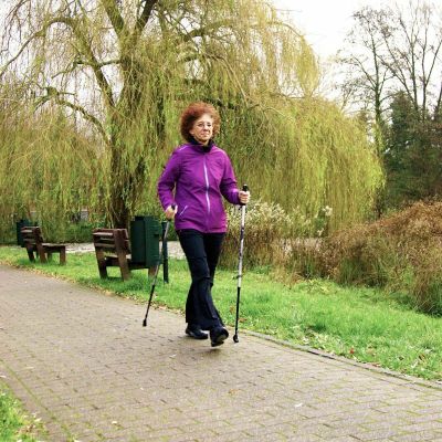 24. KIJE NORDIC WALKING BEST SPORTING 2-SEKWENCJE CZARNE