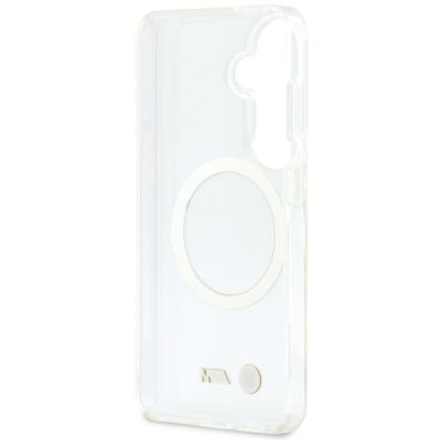 7. Etui BMW IML Shockproof Metal Logo MagSafe na Samsung Galaxy S26 - przezroczyste