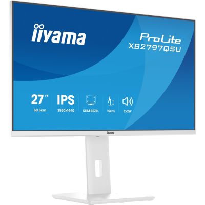 38. iiyama ProLite XB2797QSU-W1 monitor komputerowy 68,6 cm (27") 2560 x 1440 px Quad HD LED Biały