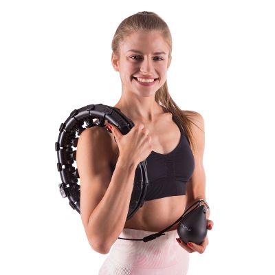 5. Hula hop HMS HHW01 z wypustkami i obciążnikiem czarny