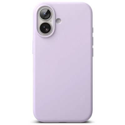 4. Etui Ringke Silicone Magnetic MagSafe na iPhone 17 - fioletowe