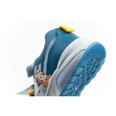 7. Leomil buty sportowe dziecięce sneakersy Bluey lekkie na rzep LED niebieskie
