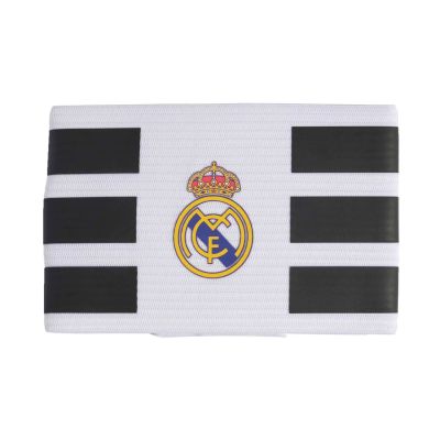 2. Opaska kapitana adidas Real Madryt biało-czarna KR7574