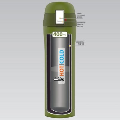 3. KUBEK TERMICZNY 400 ML "FORCE" MAESTRO