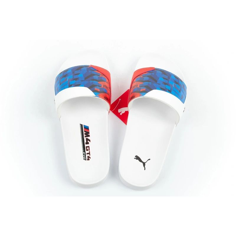 6. Puma buty klapki męskie sportowe BMW MMS Leadcat 2.0 Graphic modne białe