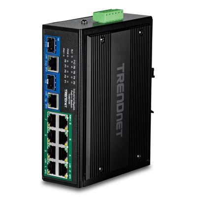 8. Switch TRENDnet 10-PORT PRZEMYSŁOWY GIGABIT 400W