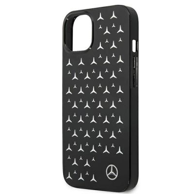 6. Etui Mercedes Silver Stars Pattern na iPhone 13 mini - czarne