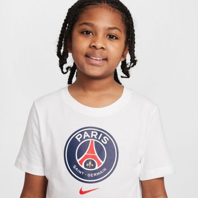 3. Koszulka Nike PSG Crest Tee Junior Jr IF0511-100