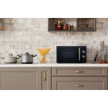 Kuchenka mikrofalowa Gorenje z grillem MO4250CLB Free standing, 20 L, Grill, Mechanic, 700 W, Black, Defrost function
