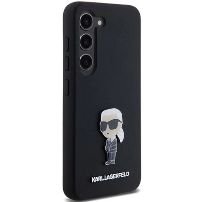 4. Etui Karl Lagerfeld Silicone Ikonik Metal Pin na Samsung Galaxy S23+ - czarne