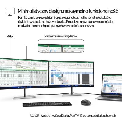 5. HP Monitor Pro seria 7 FHD – 724pf, 23,8''