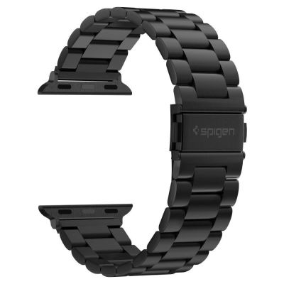 6. Pasek Spigen Modern Fit Band na Apple Watch 4 / 5 / 6 / 7 / 8 / SE / Ultra (42/44/45/49 mm) - czarny