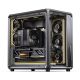 18. Jonsbo X400 PC-Gehäuse, Midi-Tower, ATX, Tempered Glass - grau