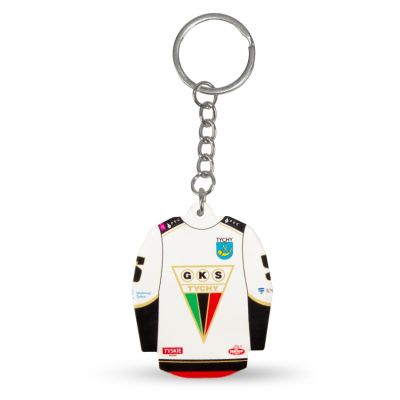 3. Brelok koszulka hokejowa GKS Tychy (Home) SREBBREKH-GKS