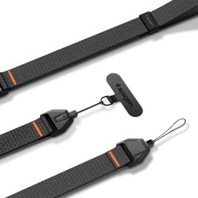 5. Smycz Spigen Universal Adjustable Lanyard Strap Wrist do telefonu - czarne