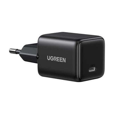 4. Ładowarka sieciowa Ugreen Nexode N Series X513 30W GaN 1x USB-C + kabel USB-C 1m - czarna