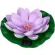 2. LAMPA SOLARNA LILIA WODNA 18CM FIOLET